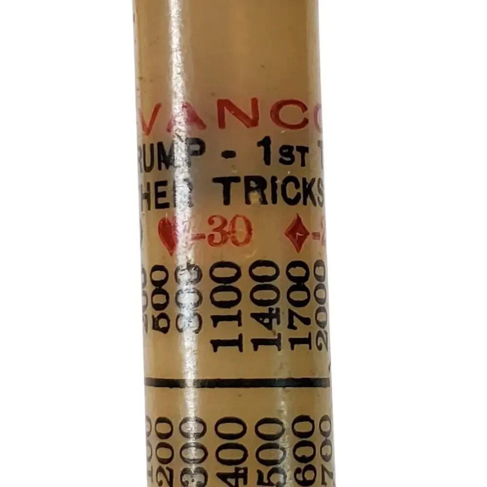Vintage Vanco Bridge Card Game Scoring Celluloid Mechanical Pencil